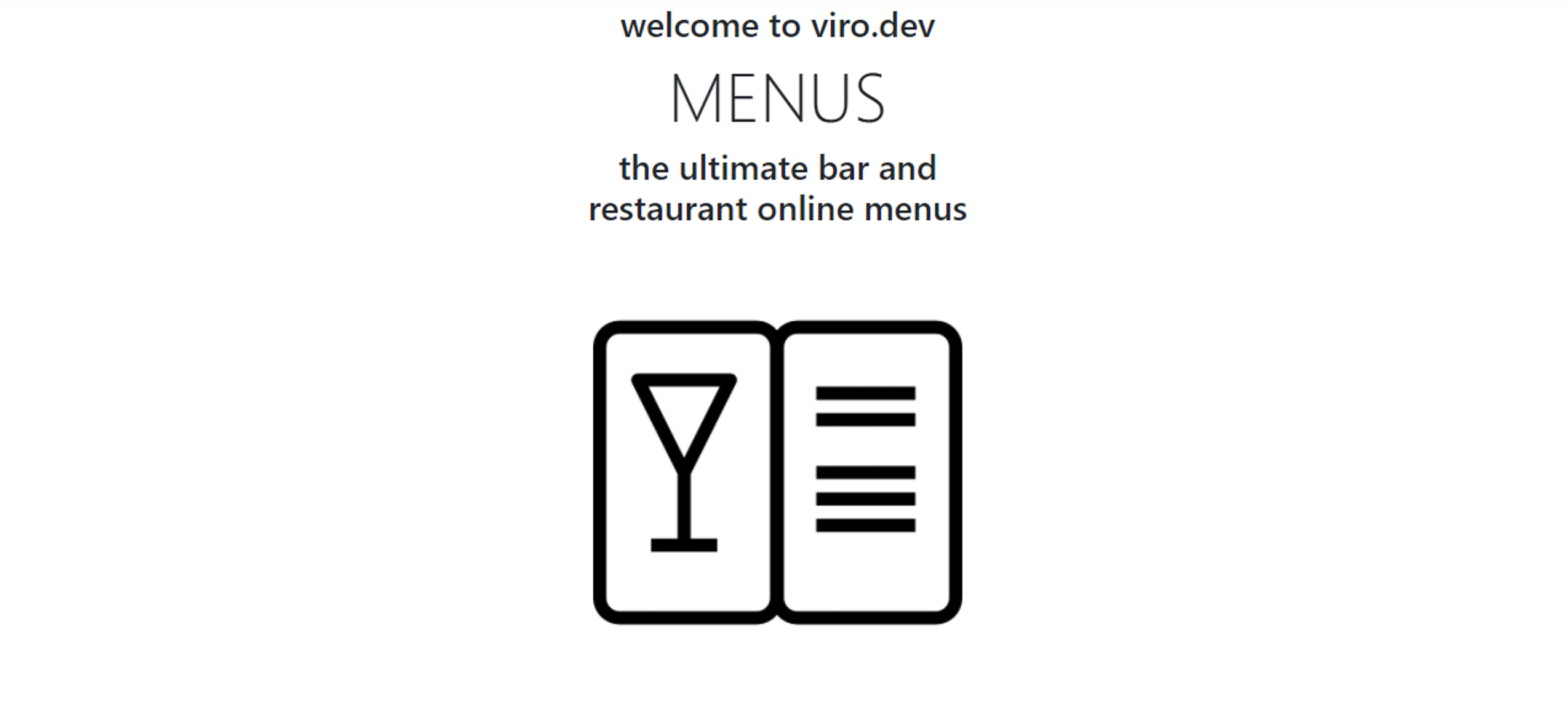 Menus